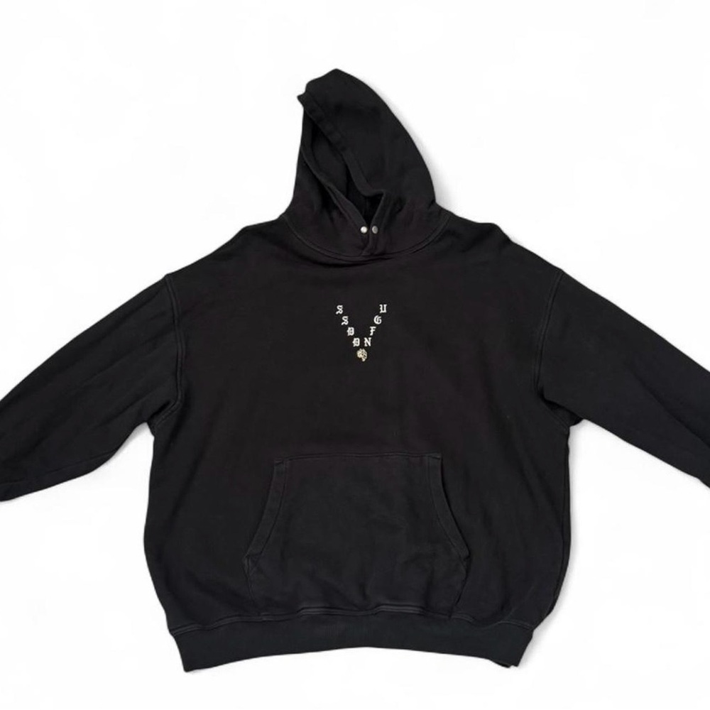 Darc Sport Men’s Black Crewneck Hooded Sweatshirt